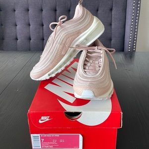 Nike air max 97 blush pink snake print size 7